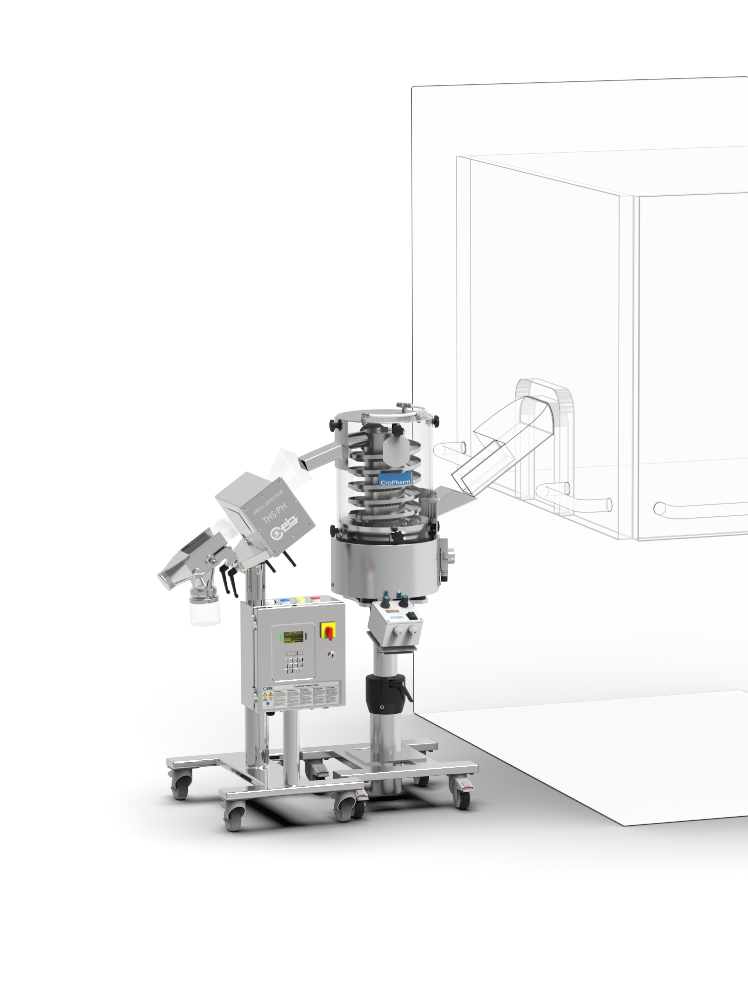 Dedusters with Metal Detectors